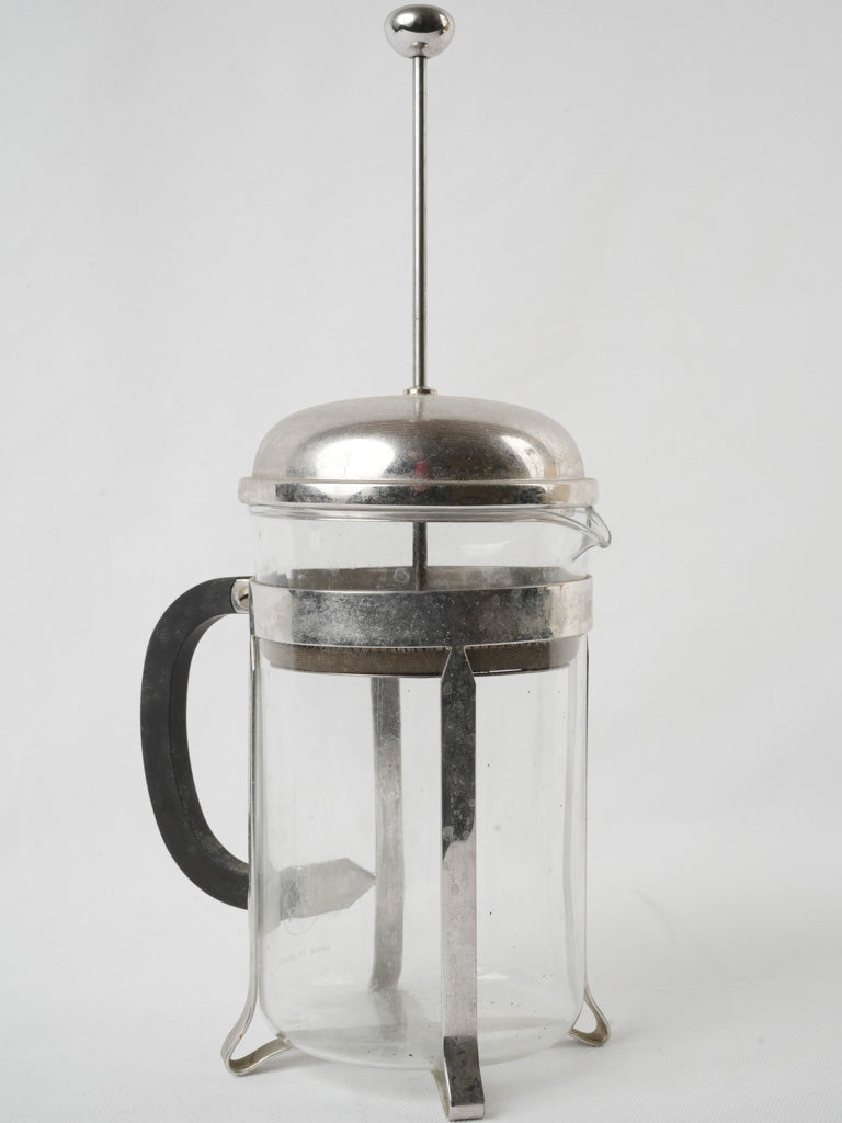 Aged brass French press accessory