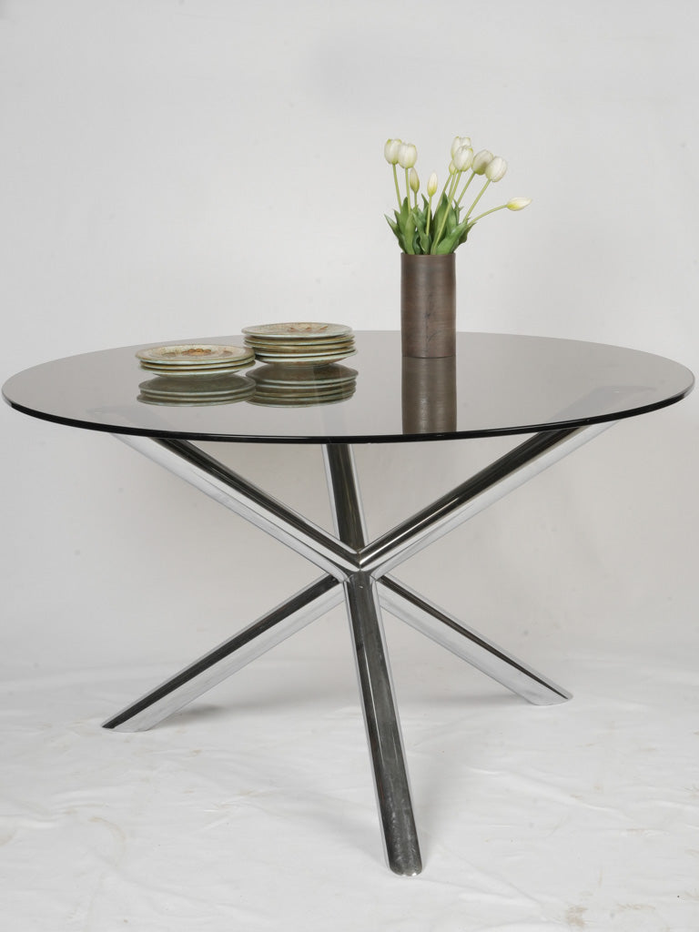 Italian modern round dining table  