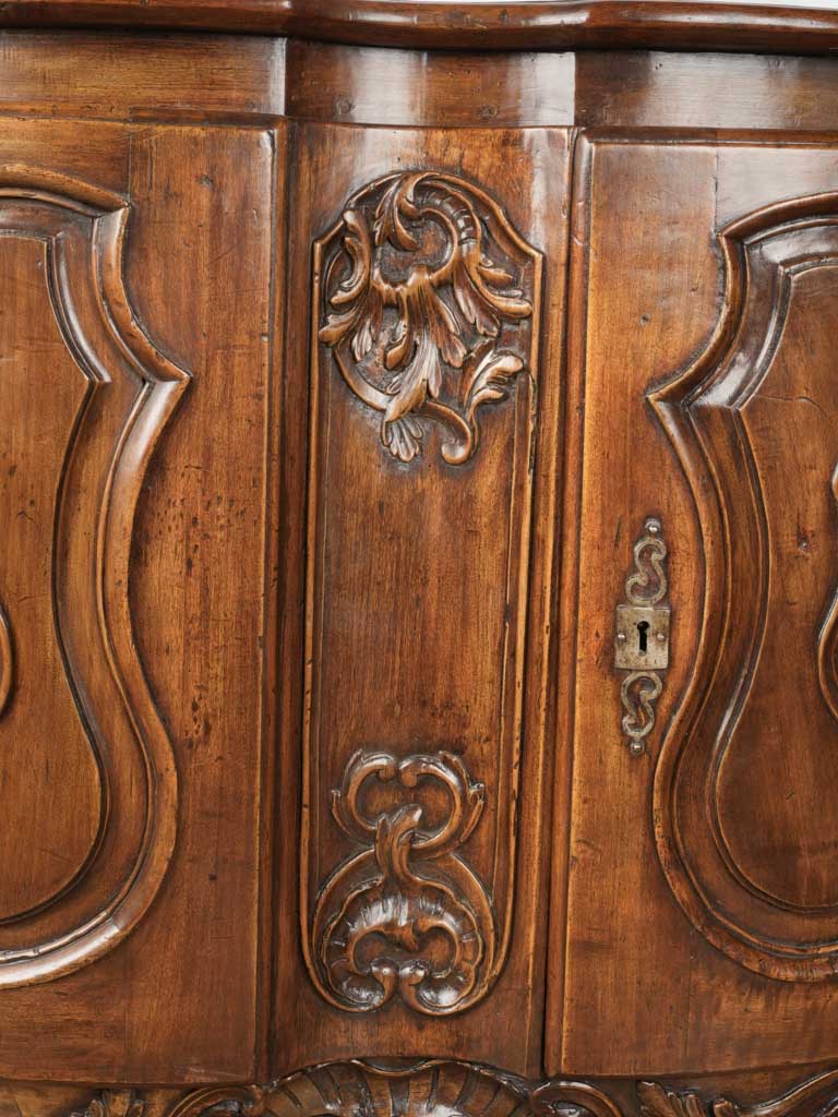 Charming 1740s French walnut buffet