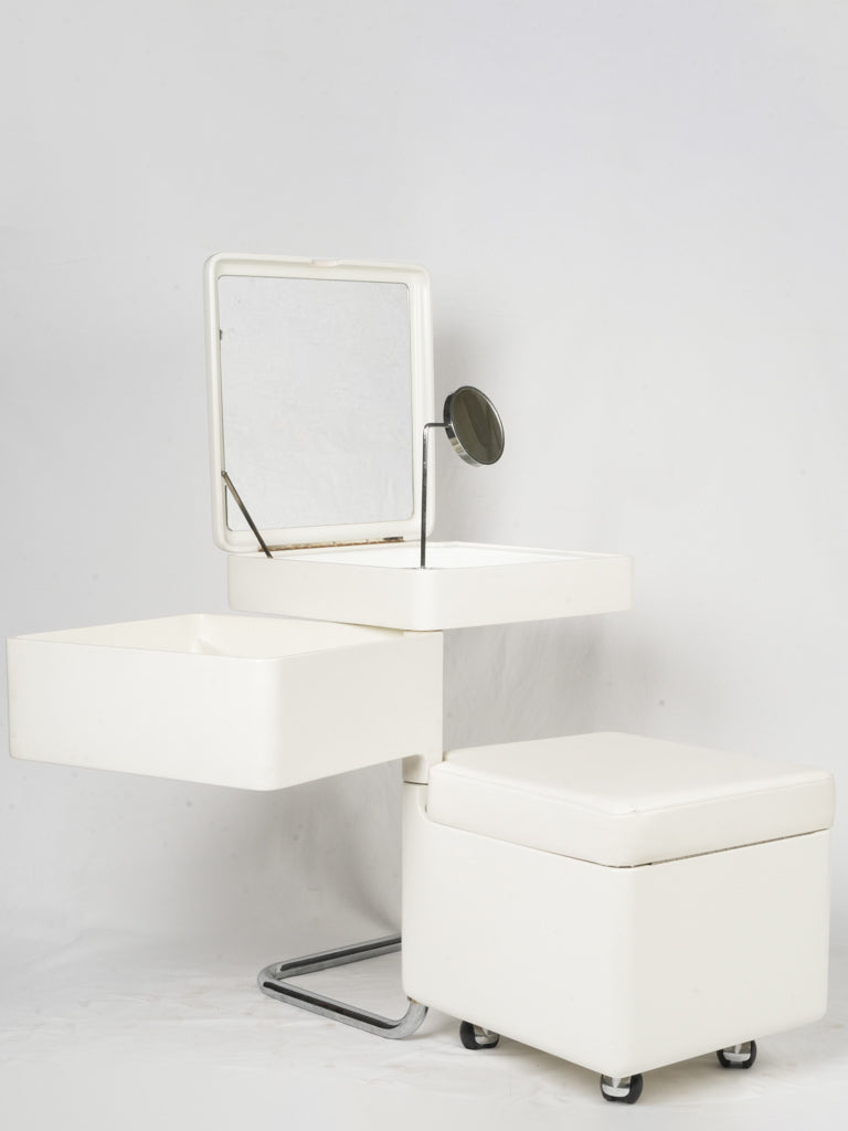 Vintage modular vanity chair