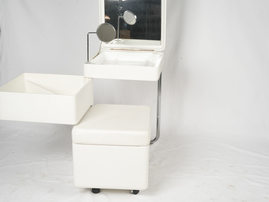 Functional padded vanity seat