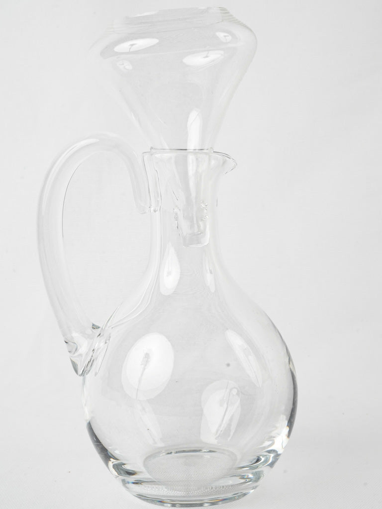 Classic French All Glass Decanter