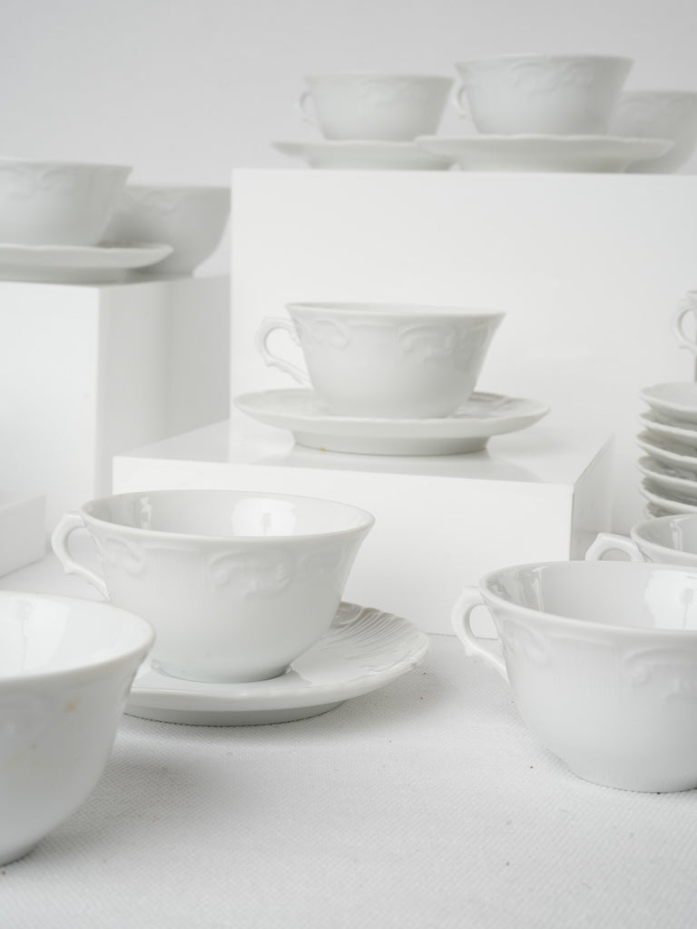 Elegant late-twentieth century coffee set