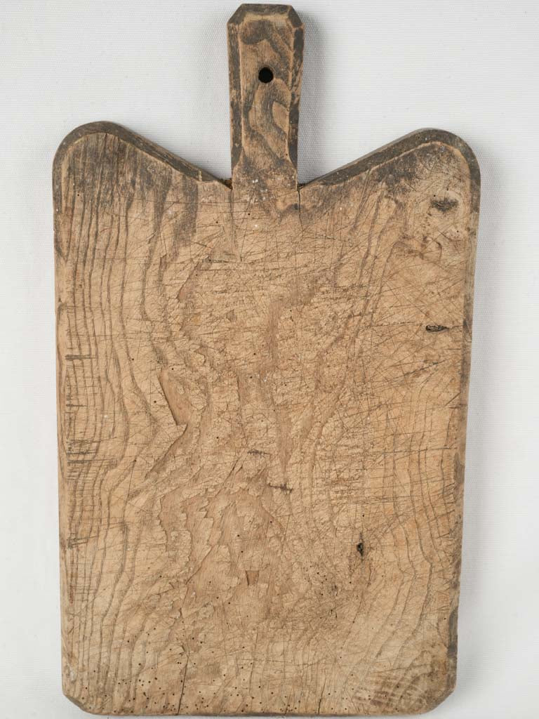 Aged, rustic French oak cutting board