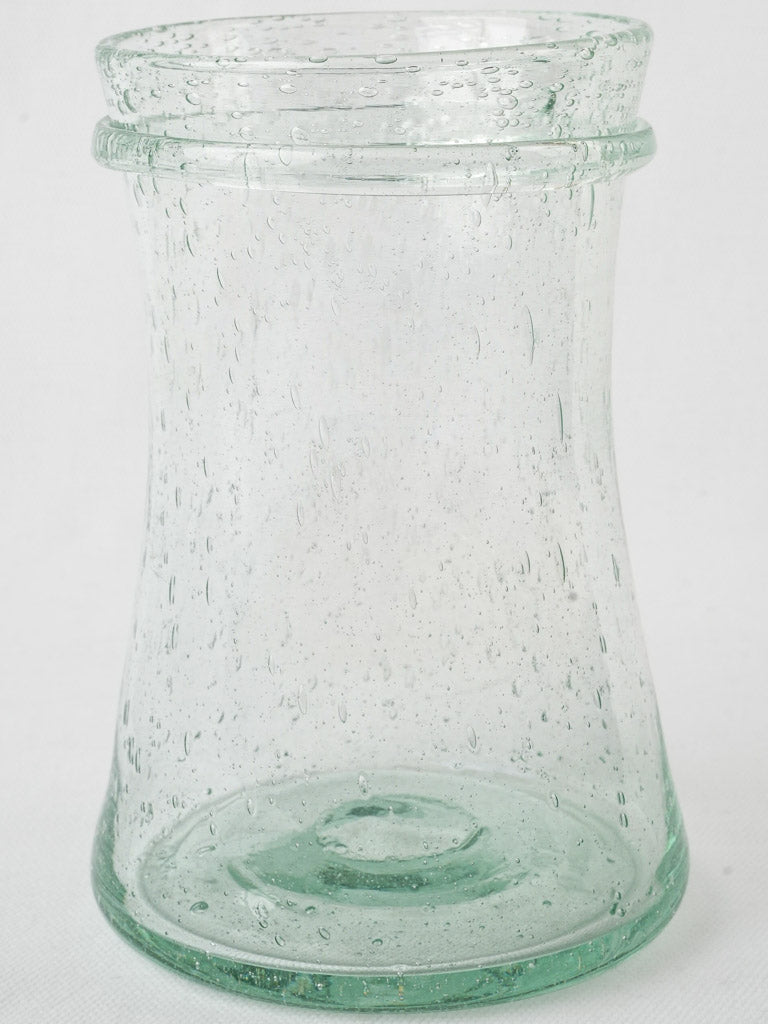 Antique Biot bubble glass vase