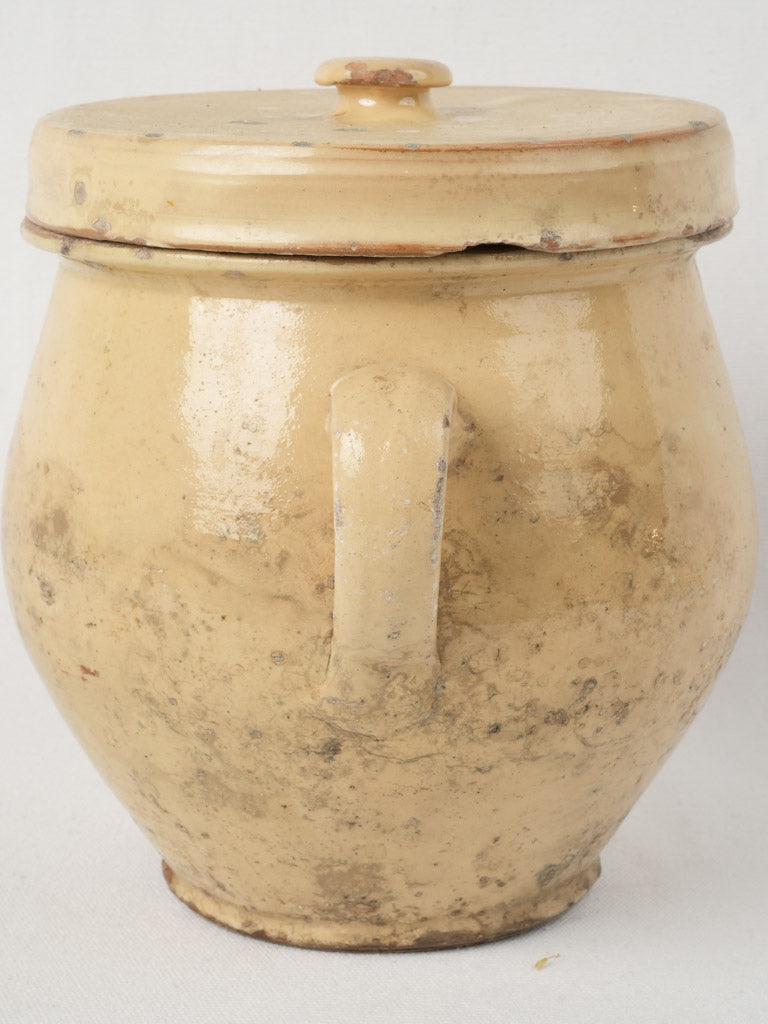 Vintage French Provence confit pot