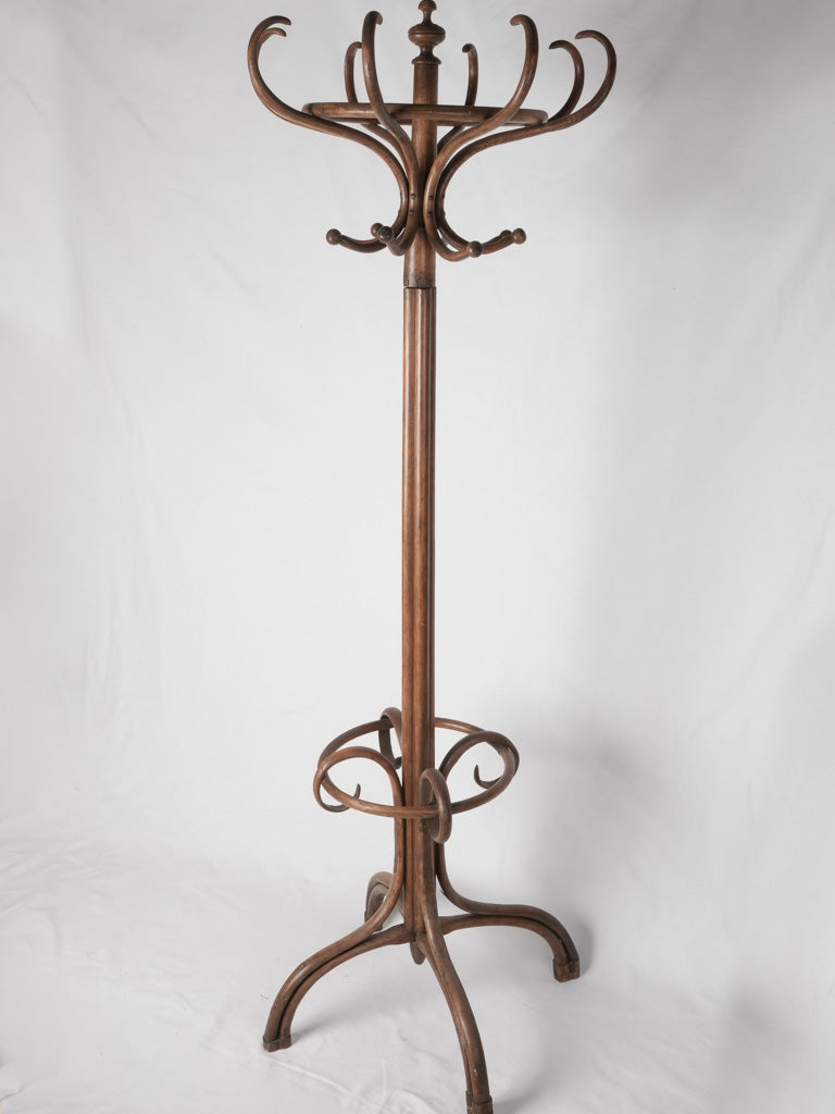 Elegant French beechwood coat stand