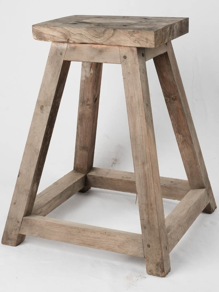 Rustic vintage pine sculptor's table