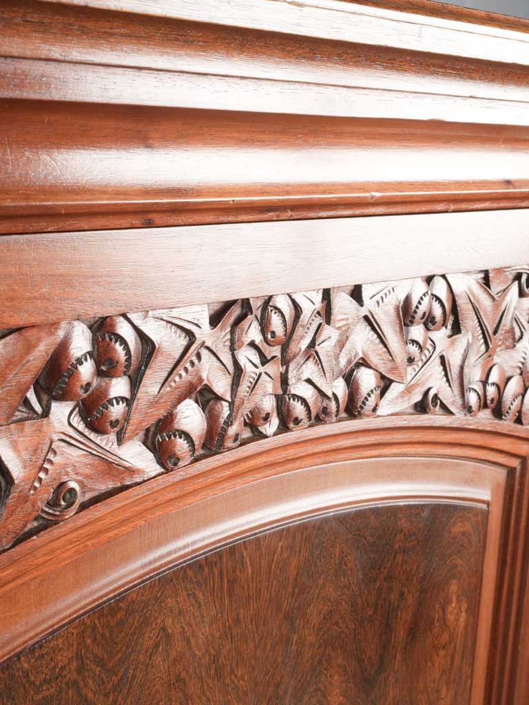 Finely carved wooden detail cabinet