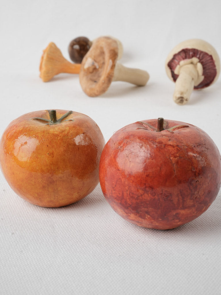 Charming hand-painted ceramic mushrooms