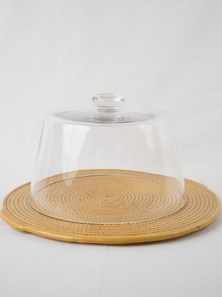 Rare conical glass cloche