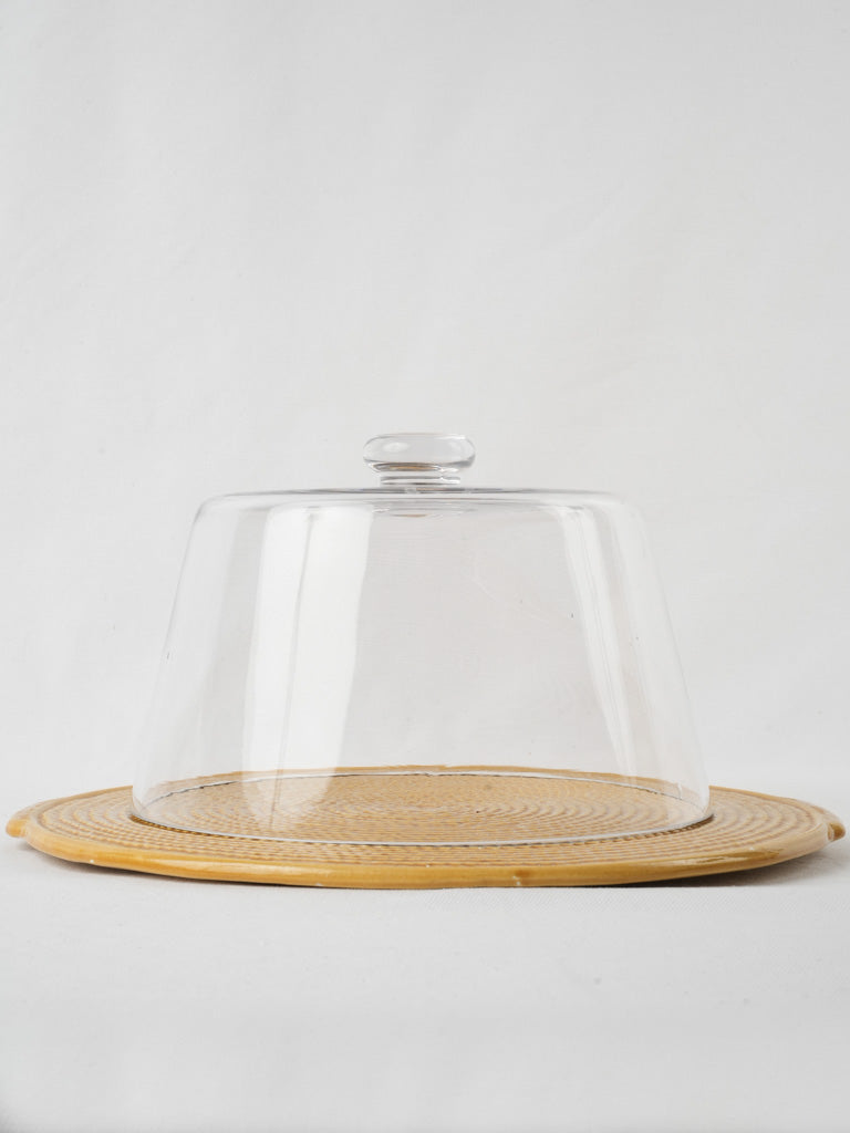 Vintage glass cloche