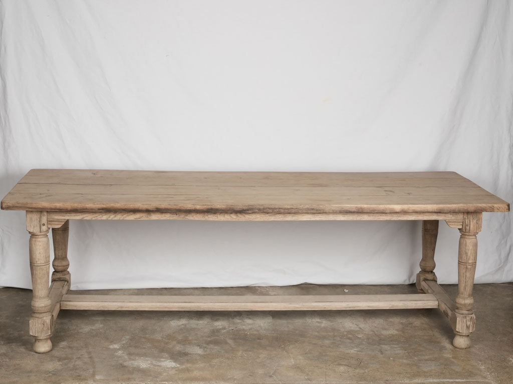 Oak farm table - early 20th century 90½" x 34¾"