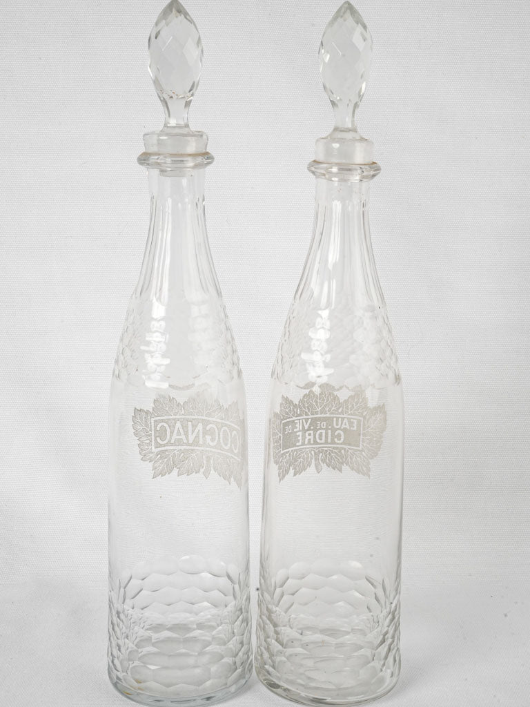 Early 20th-century cut crystalware