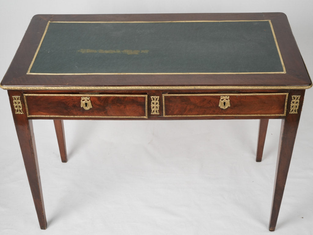 Legacy, historical, green-leathered, Reissener-inspired writing desk