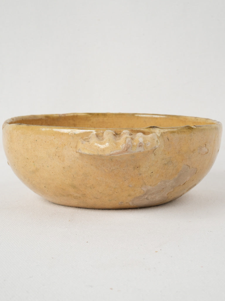 Antique French ceramic serving bowl