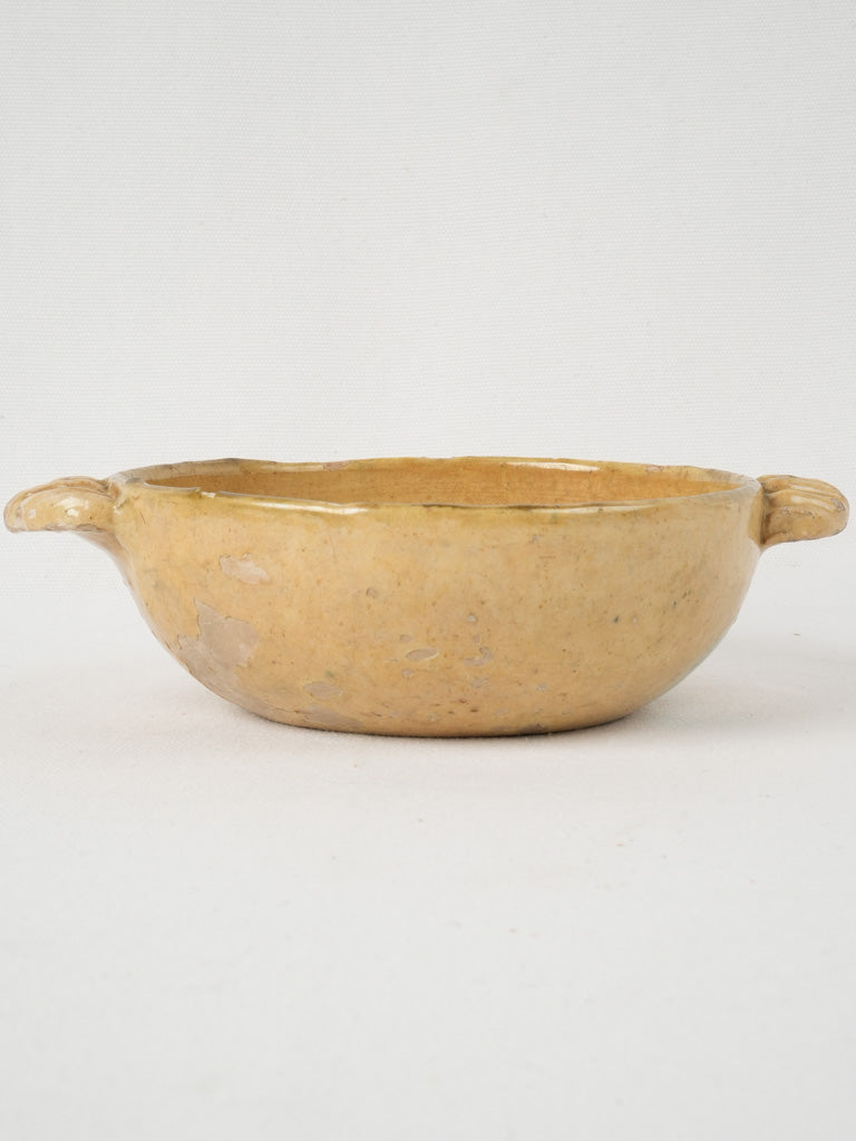 Artisanal Mediterranean pottery dish