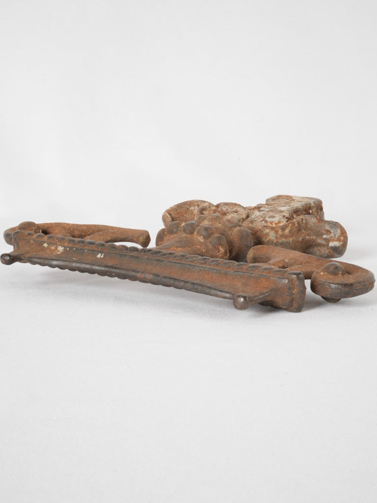 Authentic eighteenth-century doorstep scraper