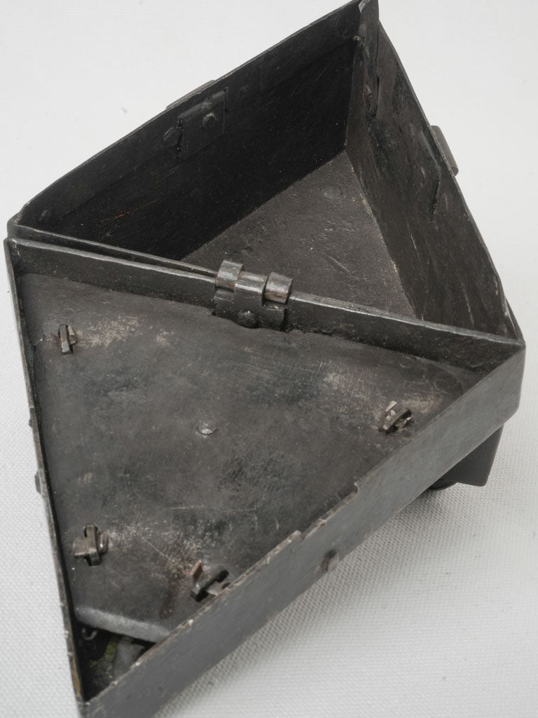 Austere elegant metalwork storage box  