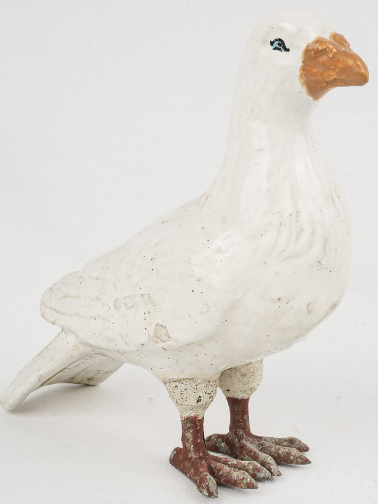 Vintage White Ceramic Dove Ornament