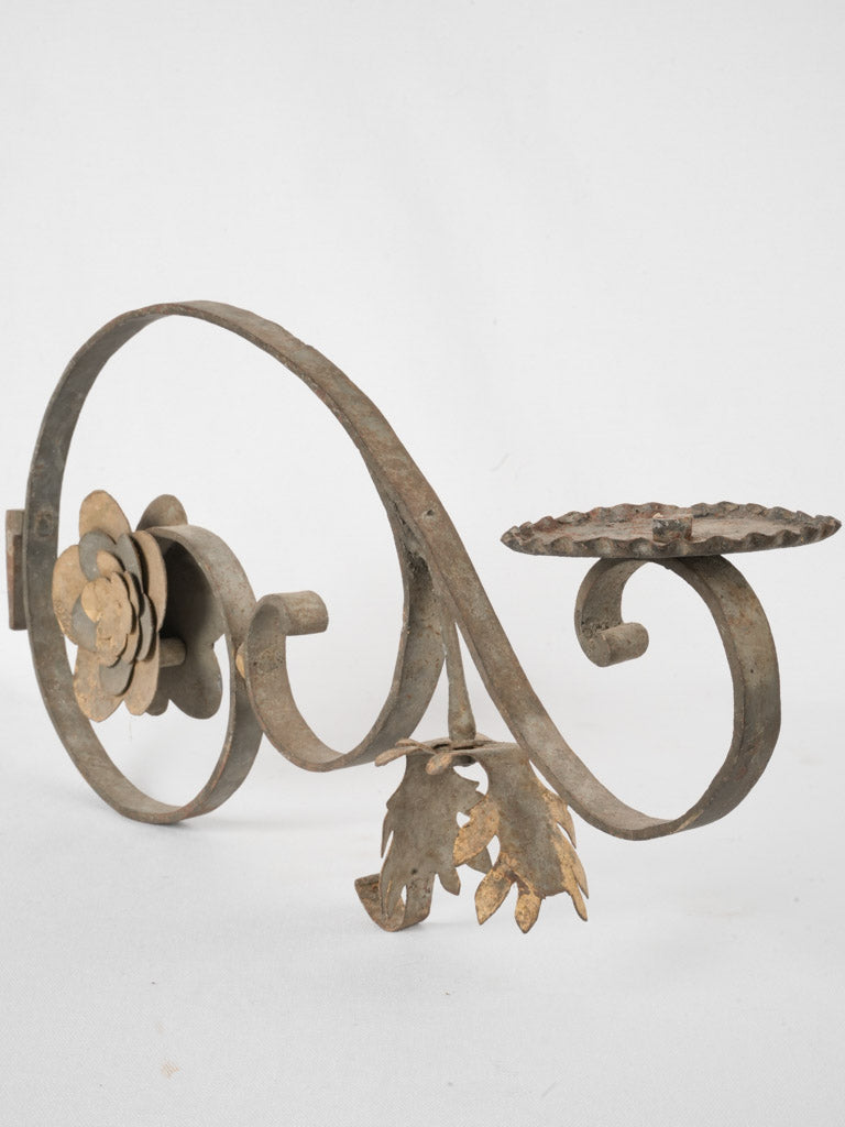 Traditional metal Louis XIV sconce