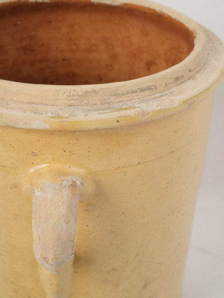 Rustic, elegant Provencal lidded confit pot