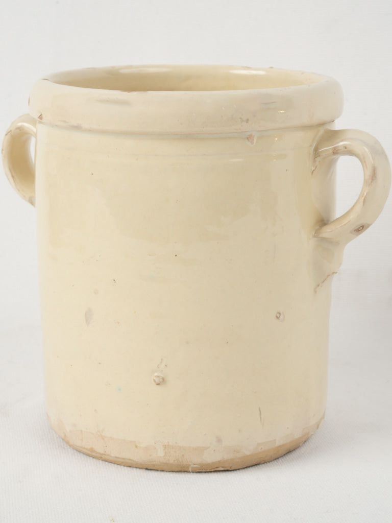 Small, Creamy Italian Terracotta Anchovy Pot