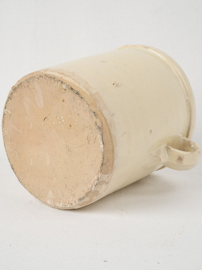 Creamy White, Terracotta, Small Anchovy Pot