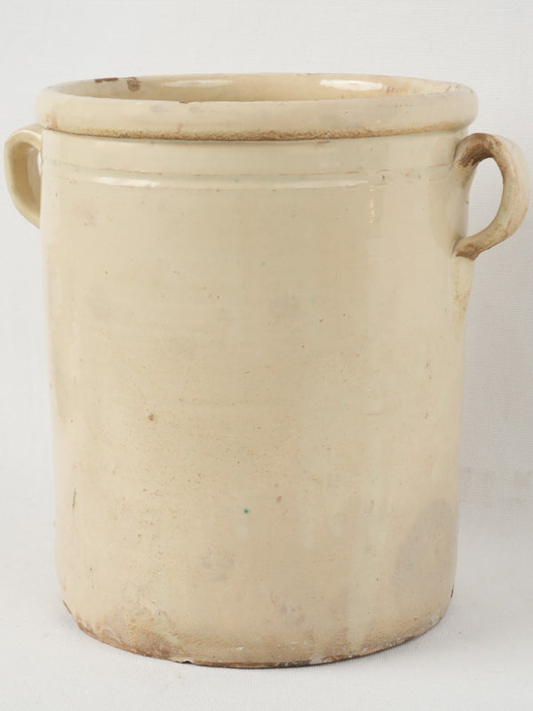 Large, Italian, Antique Terracotta Anchovy Pot