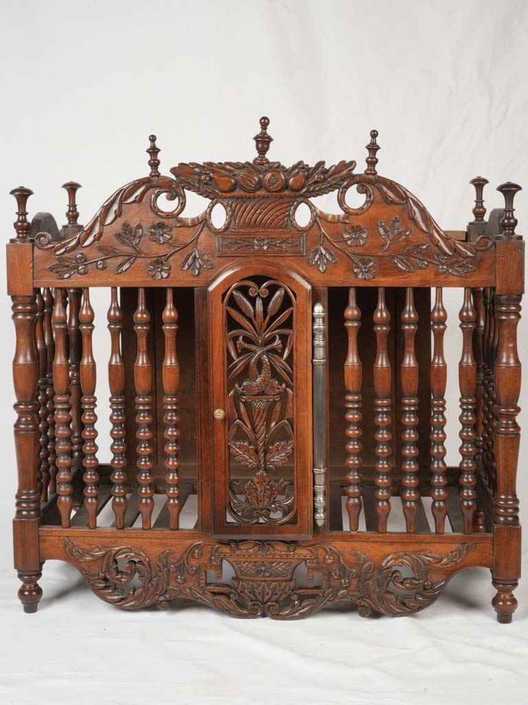 Ornate openwork detailed bread box  