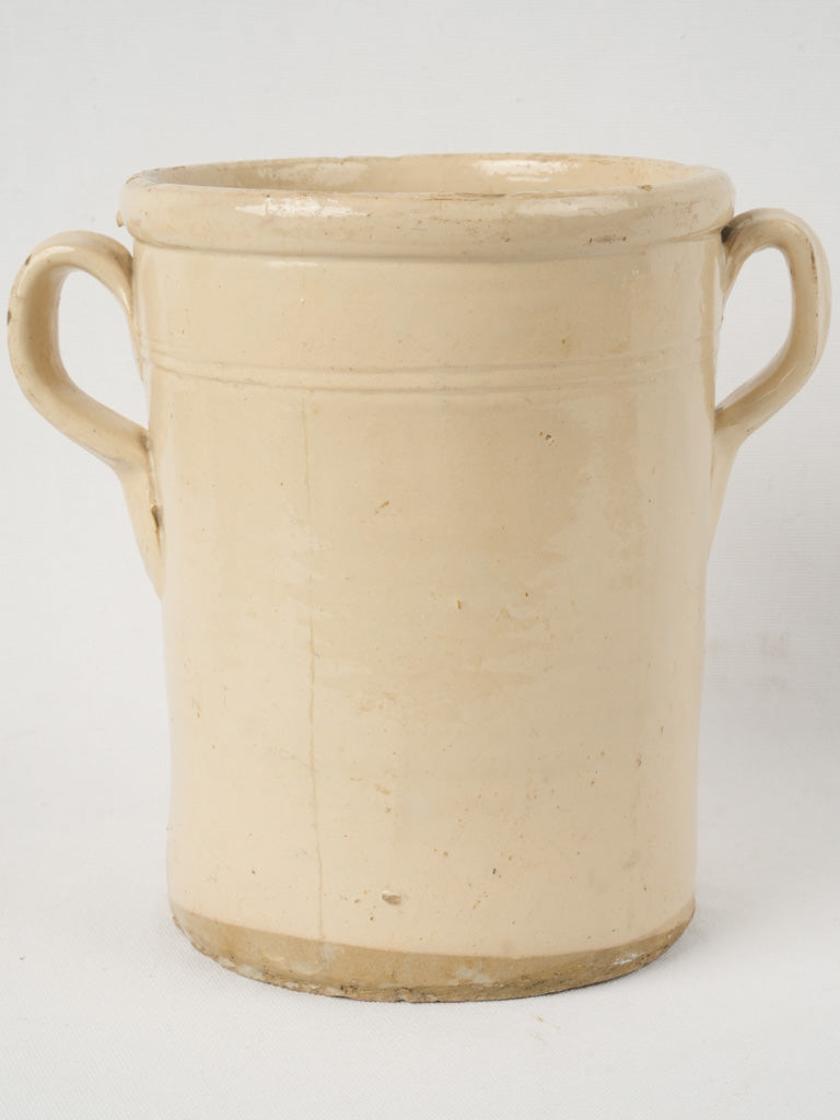 Elegant large terracotta anchovy pot