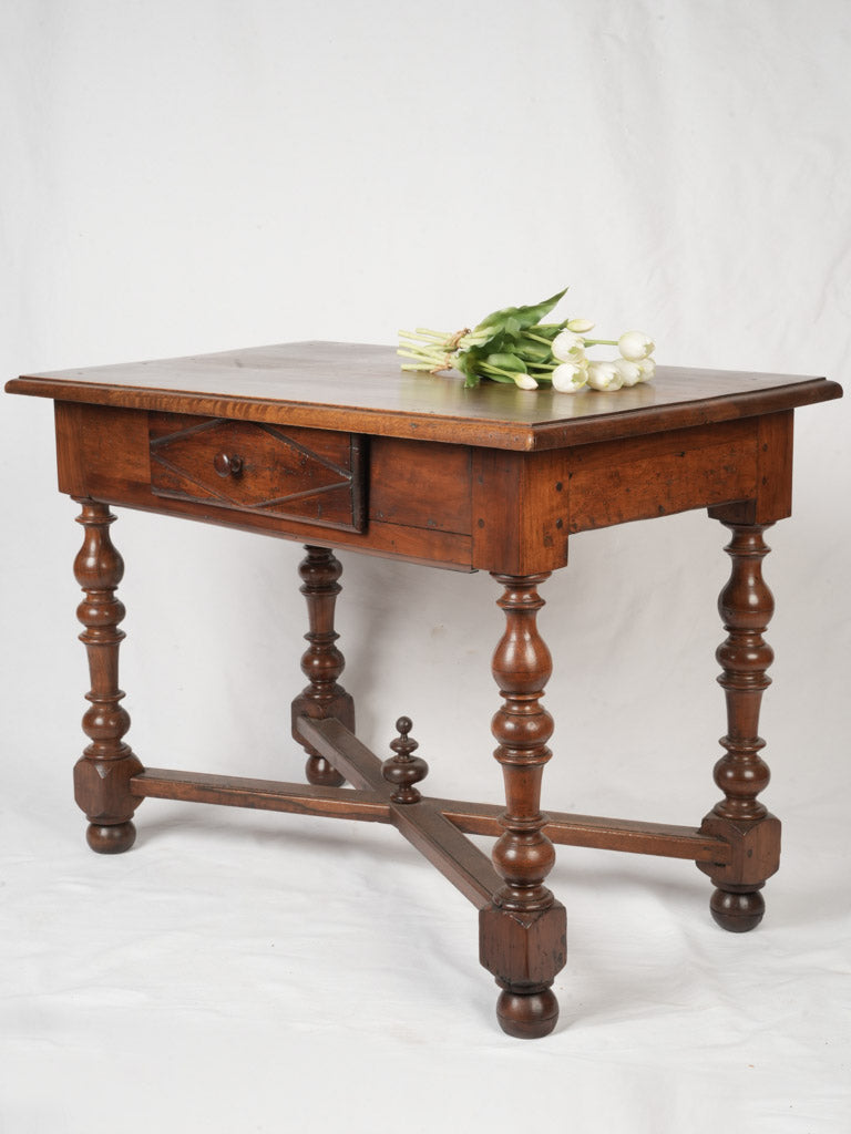 Antique walnut Louis XIII table