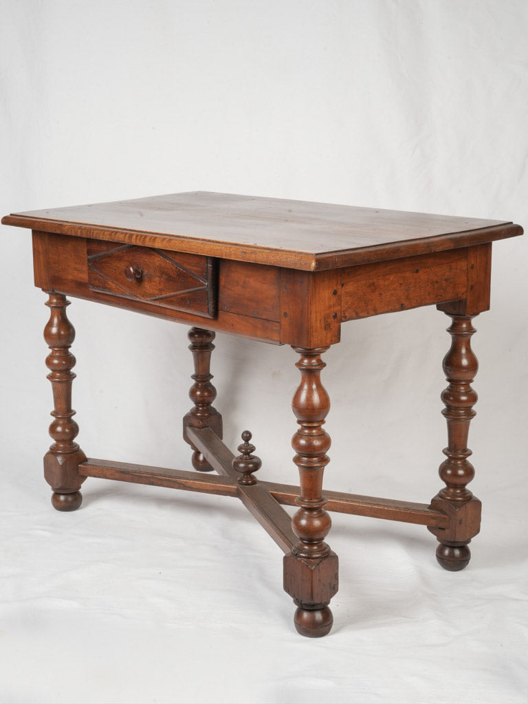 Patina-rich French walnut table