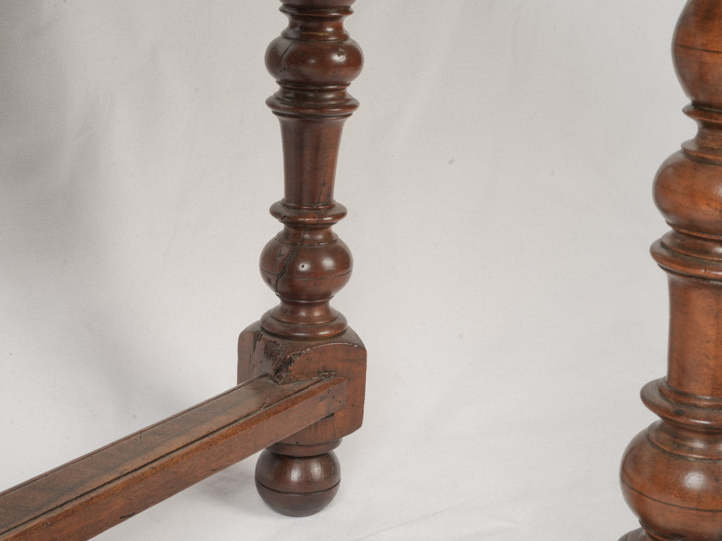 Refined wood pull French table