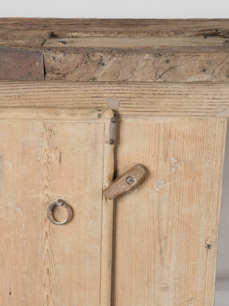 Rustic nineteenth-century long console table