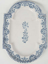 Authentic, traditional, iron-repaired, French dinnerware