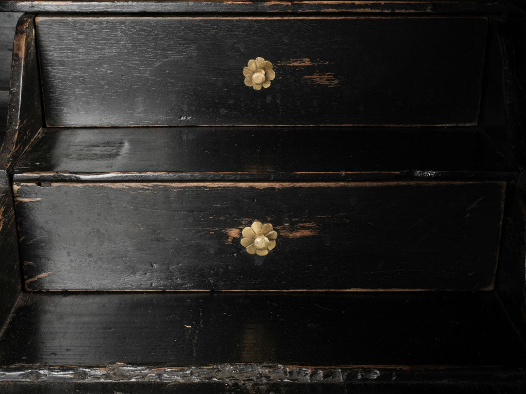 Distinctive 18th-century sloped bureau  