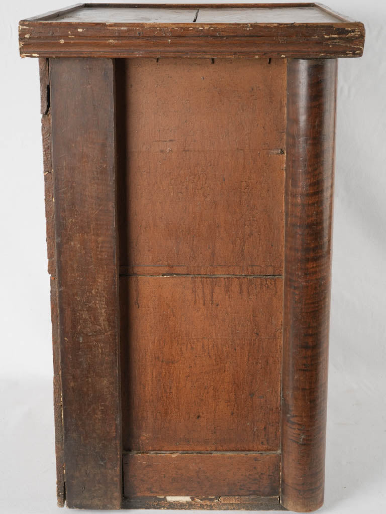 Burgundy-sourced oak church cabinet