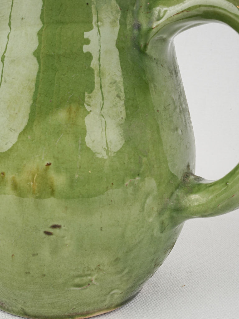 Classic Handcrafted Pea Green Vase