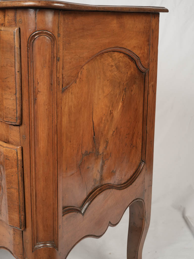 Intricate carved walnut dresser