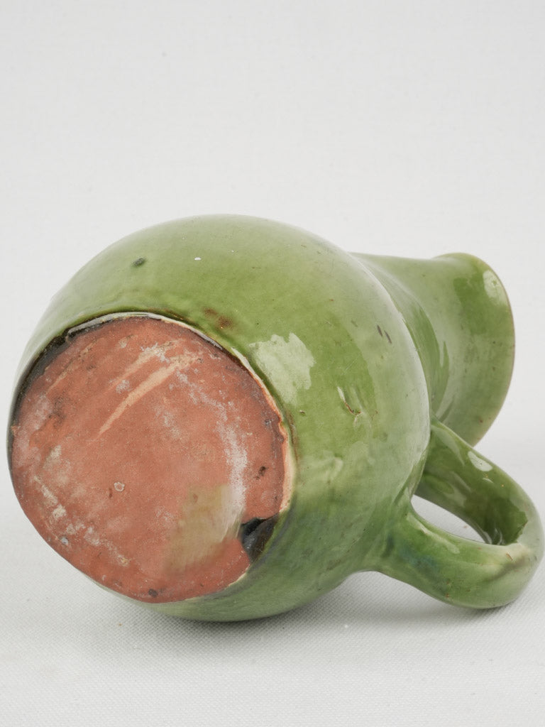 Pale Green "Bec Pincé" Pitcher, 20th century