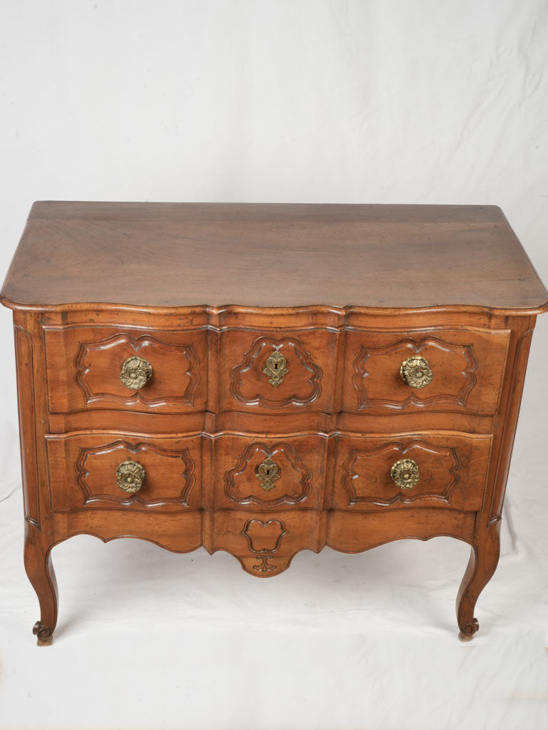 Sophisticated bronze-accent bureau