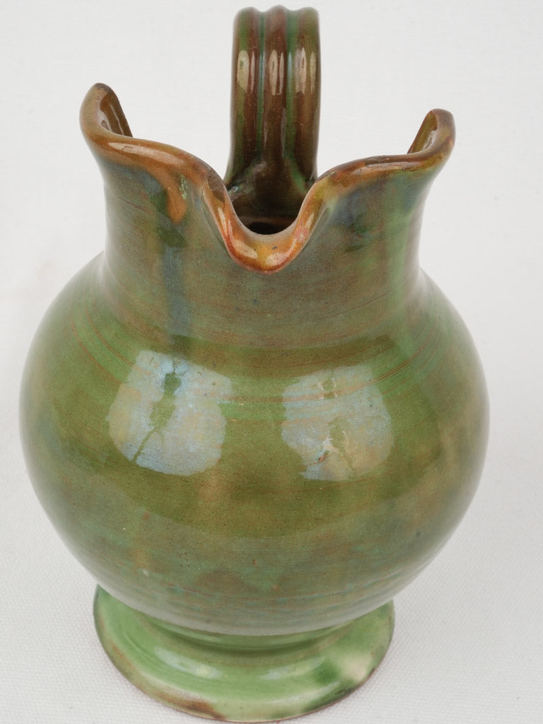 Authentically crafted half-neck vase