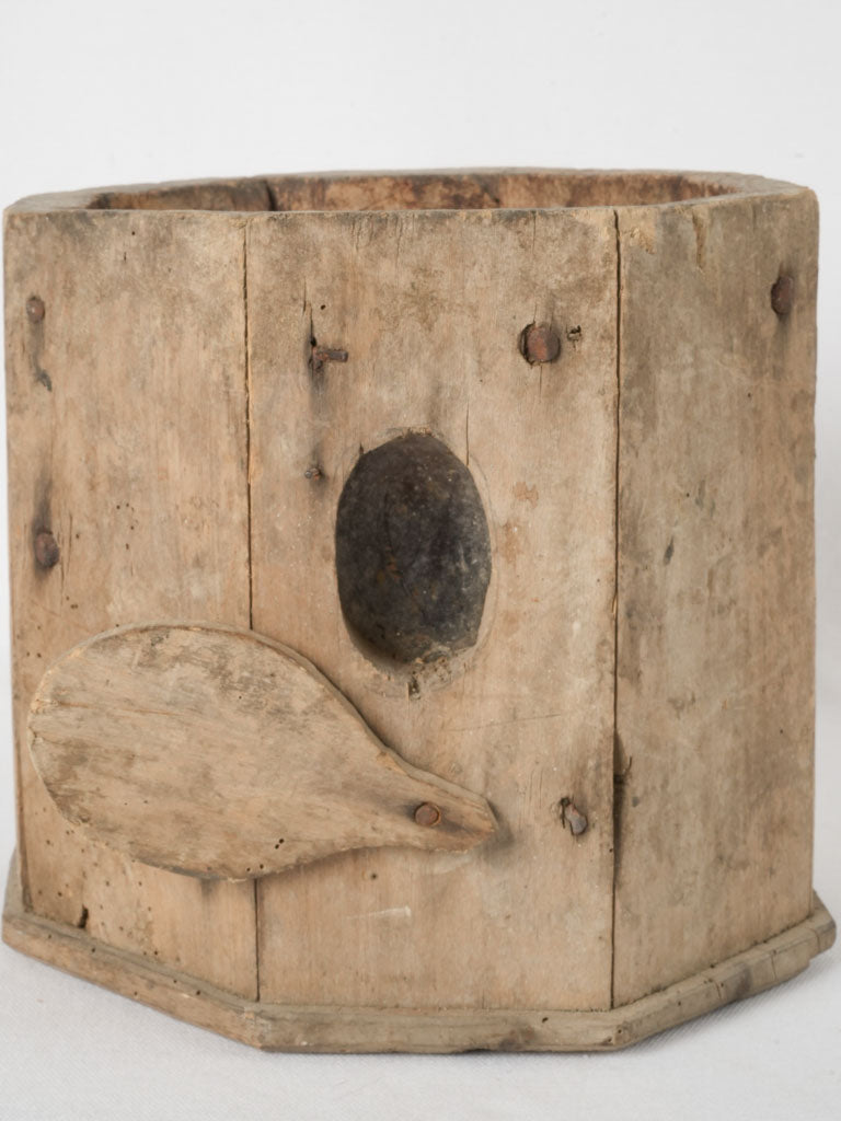 Nineteenth-century folk art beehive cachepot