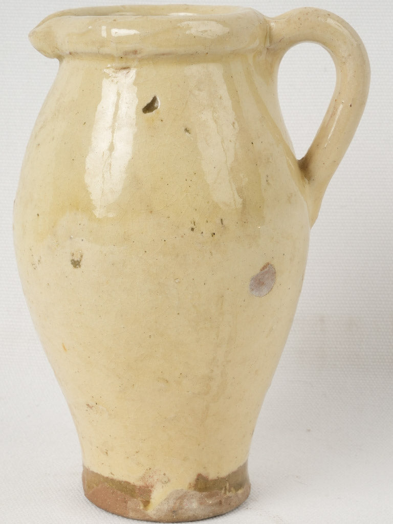 Fine craftsmanship Mediterranean pottery pitcher