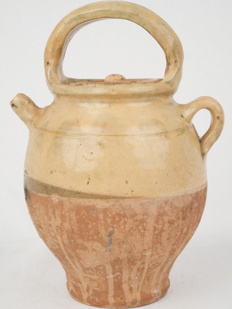 Timeworn Provençal terracotta jug