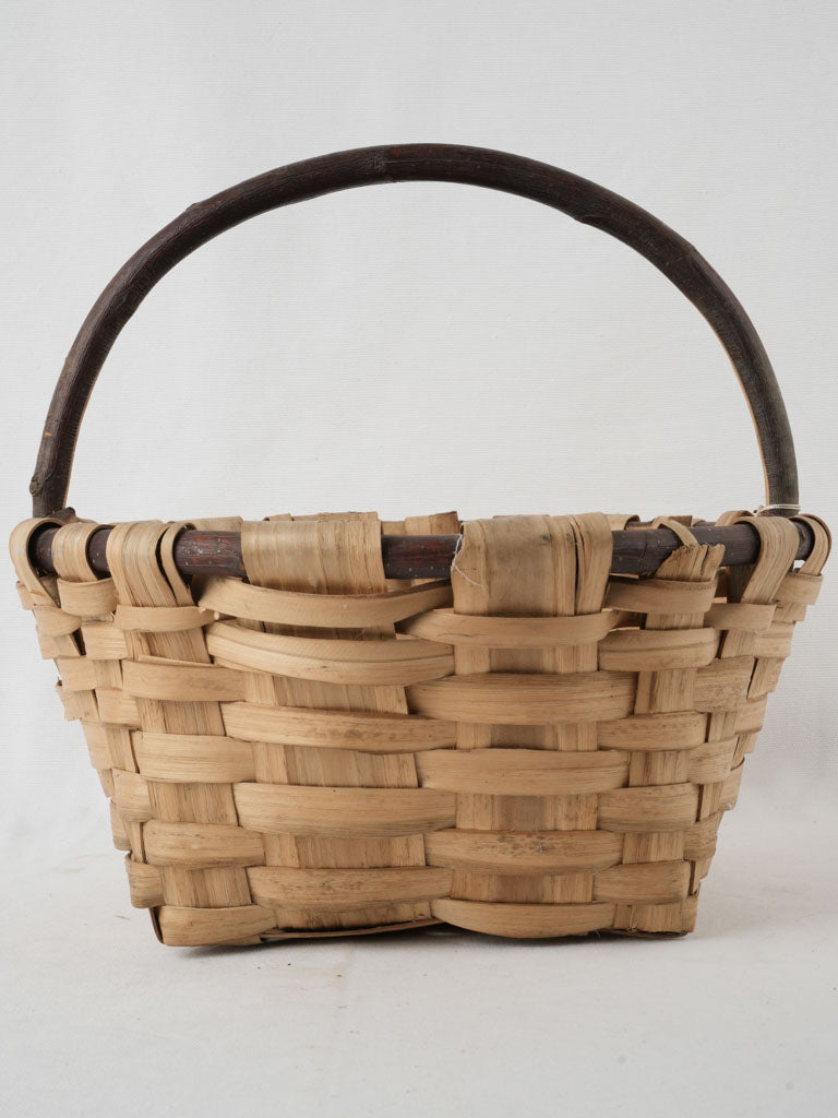 Artful, traditional French harvest basket