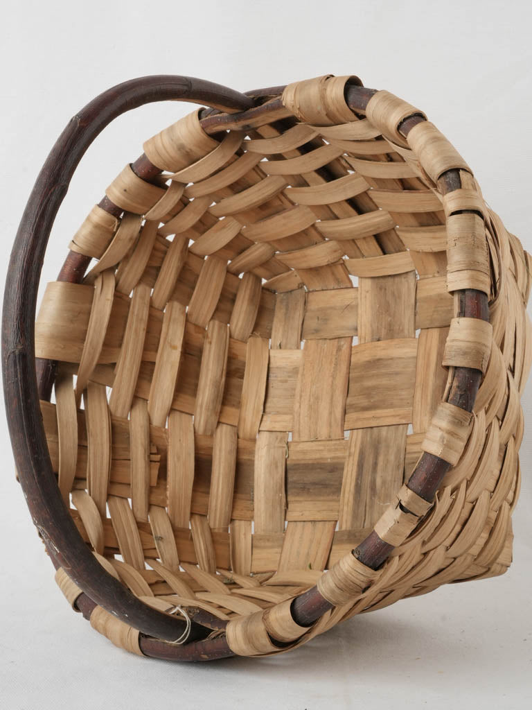 Authentic, old-world French wicker basket