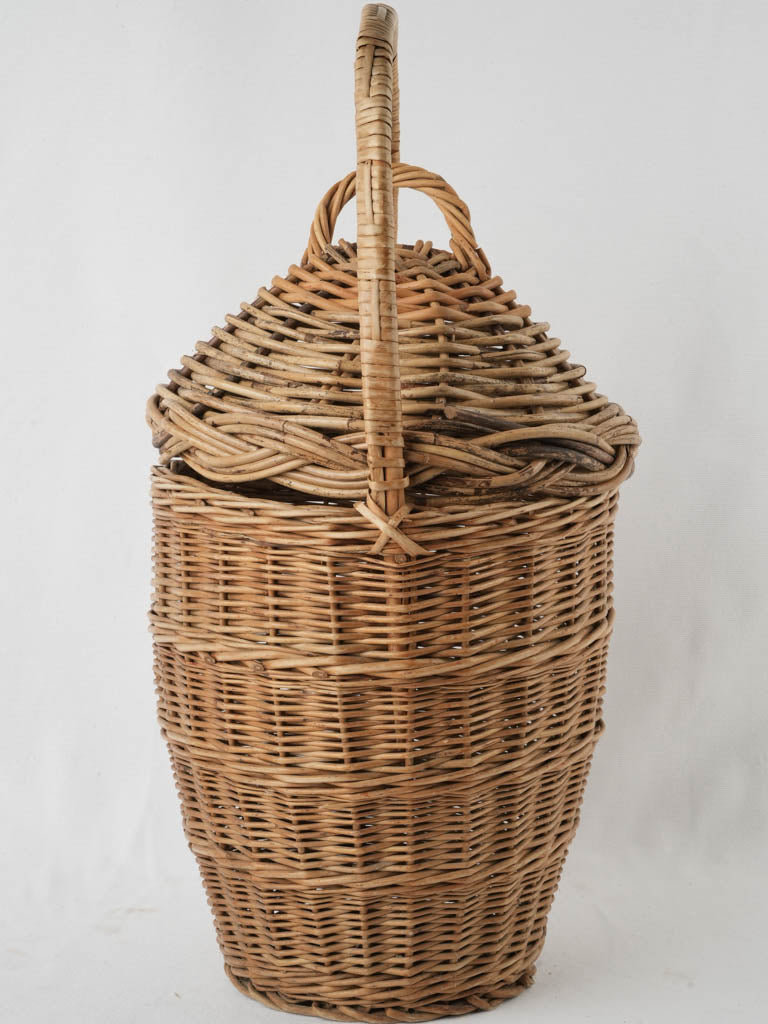 Timeless, handcrafted Provencal wicker basket