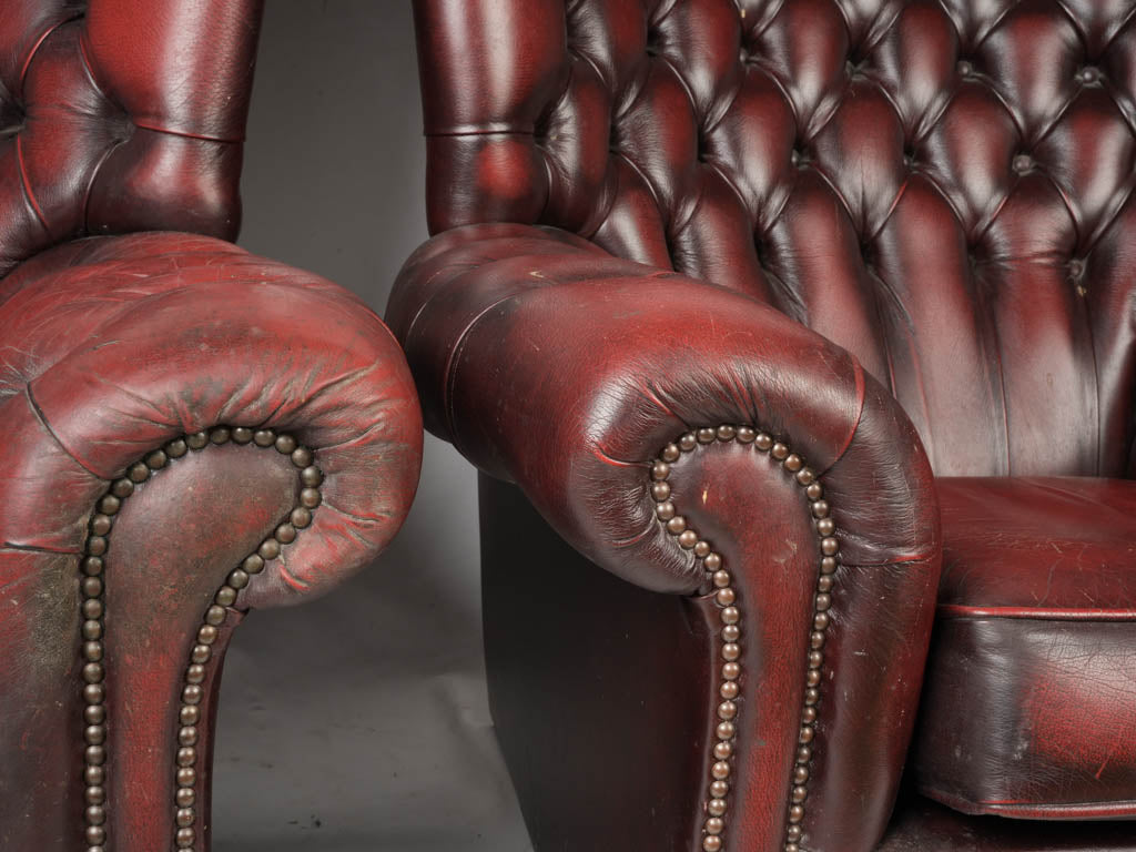 Sophisticated Chesterfield Armchairs